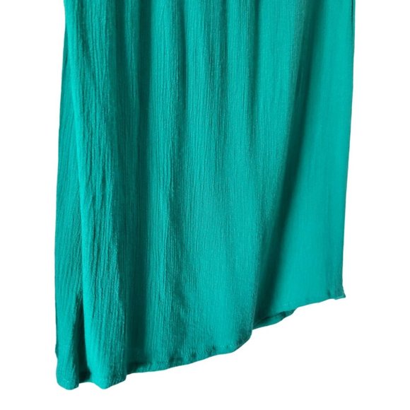 JRs (Vintage) Scoop Neck Crepe Shell / Tank Top | EUC | SP | Blue-Green - Picture 5 of 11